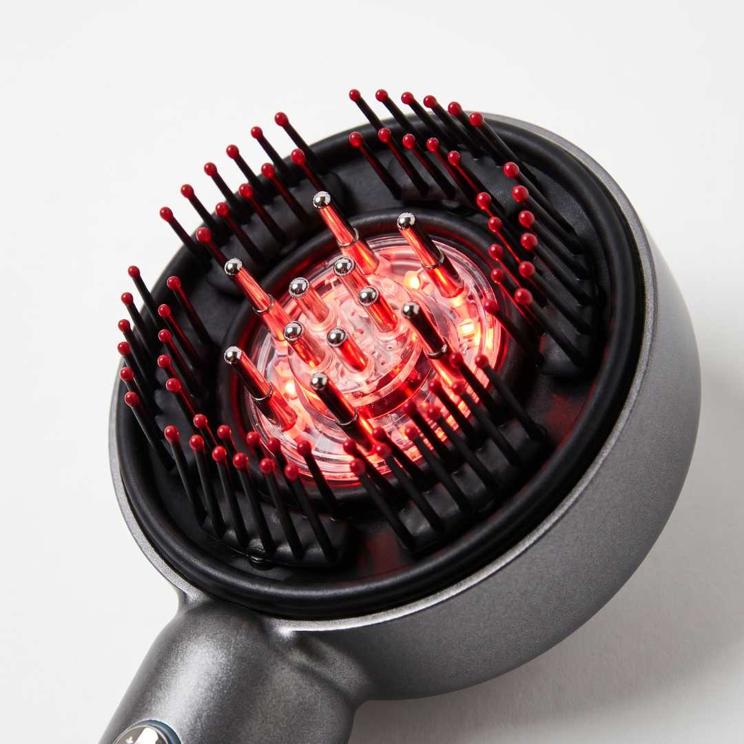 Hair Growth LED Comb — 850nm Infrared + EMS Microcurrent