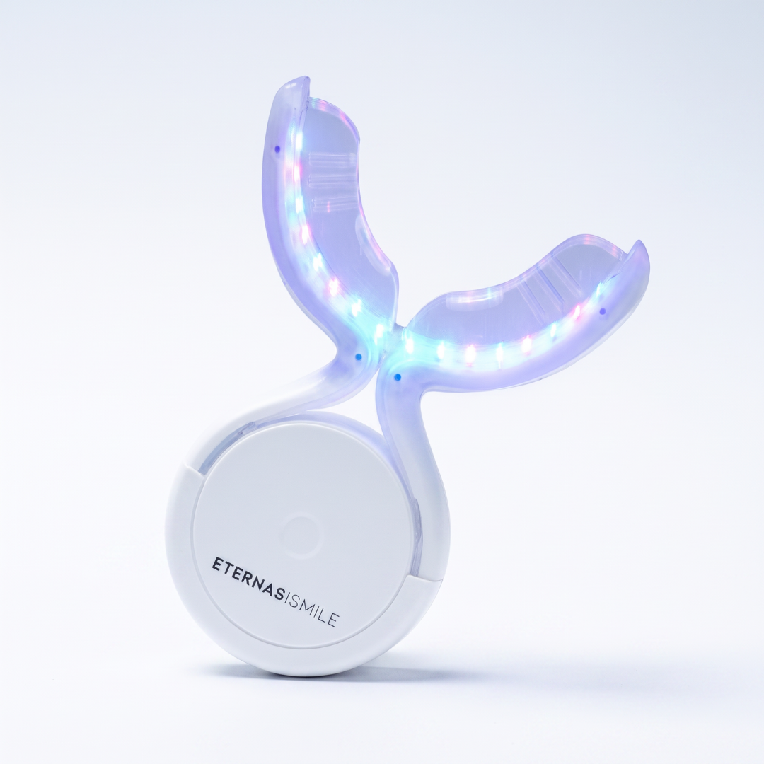 Pro Dual-Light Teeth Whitening Kit — Blue + Red LED