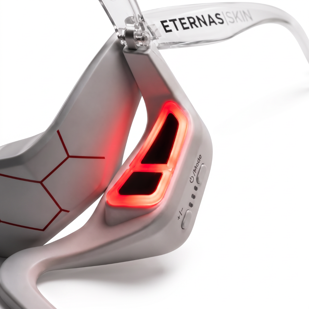 Eye Repair Device — 630nm Red LED + EMS Microcurrent