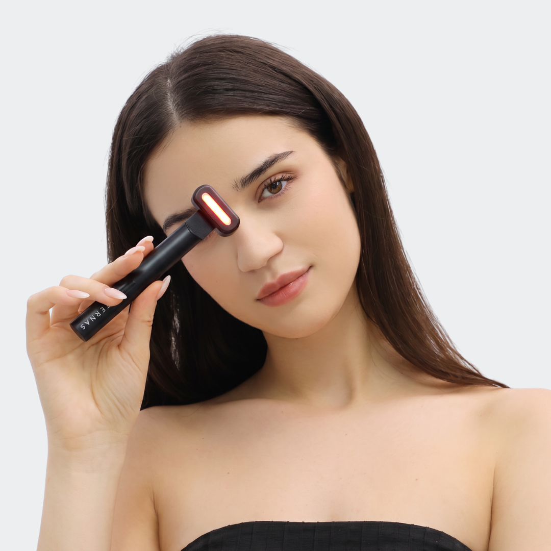 4-in-1 Eye & Face Wand — LED, EMS, Heat & Microvibration