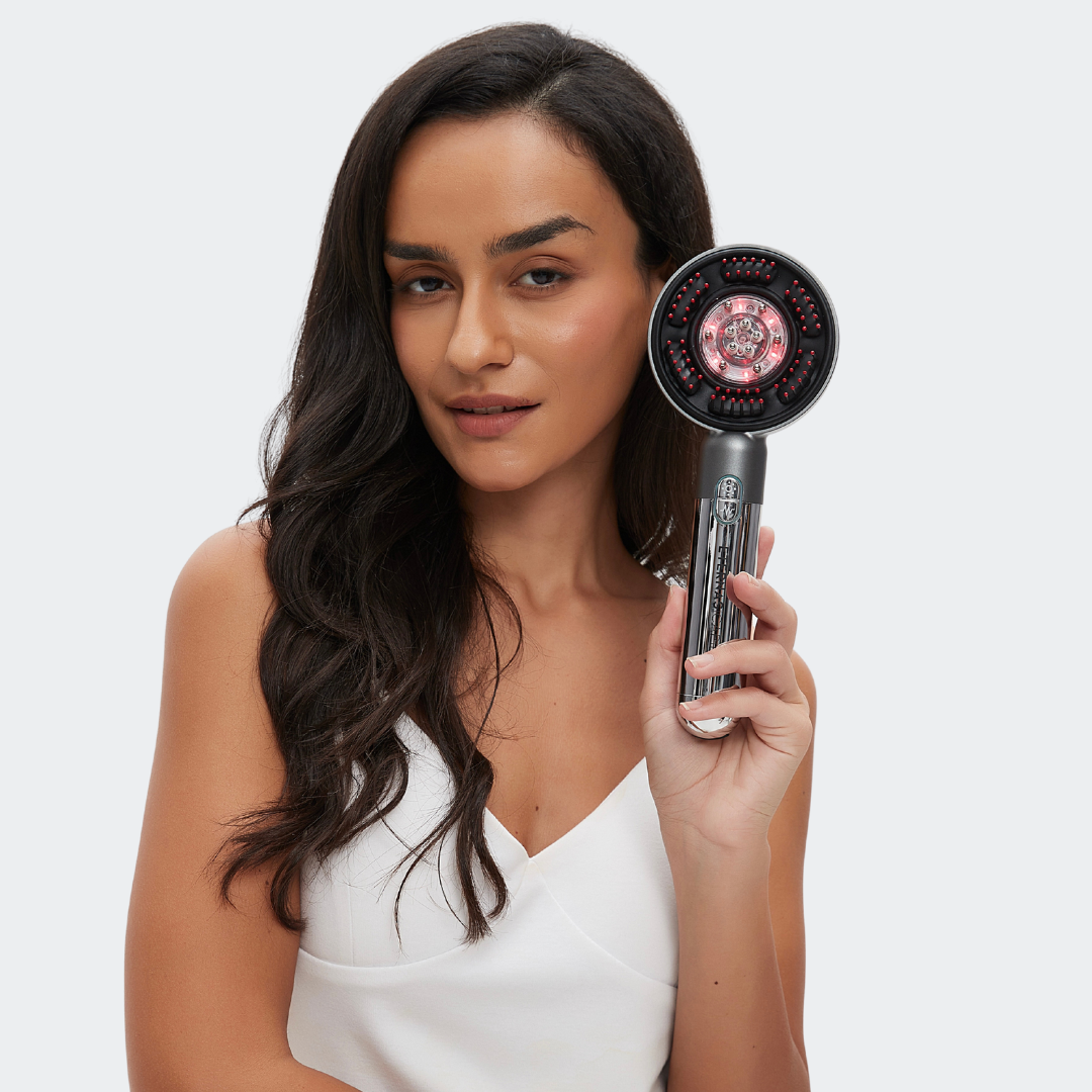 Hair Growth LED Comb — 850nm Infrared + EMS Microcurrent