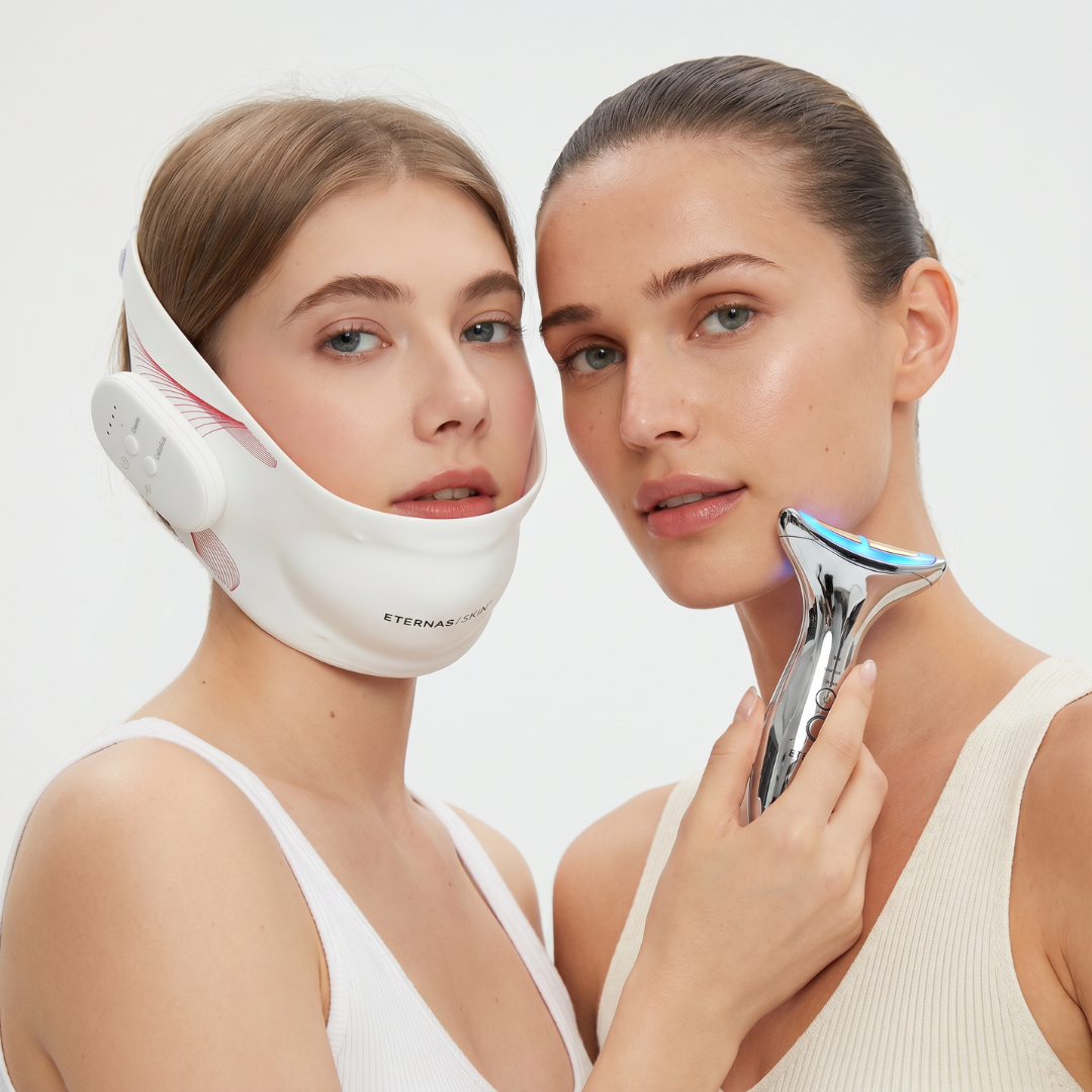 The Complete Lift & Define Kit — Infrared Lifting Band + 24K Gold RF Wand