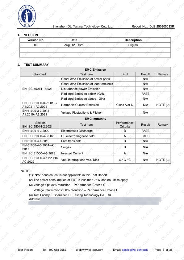 Report page 3