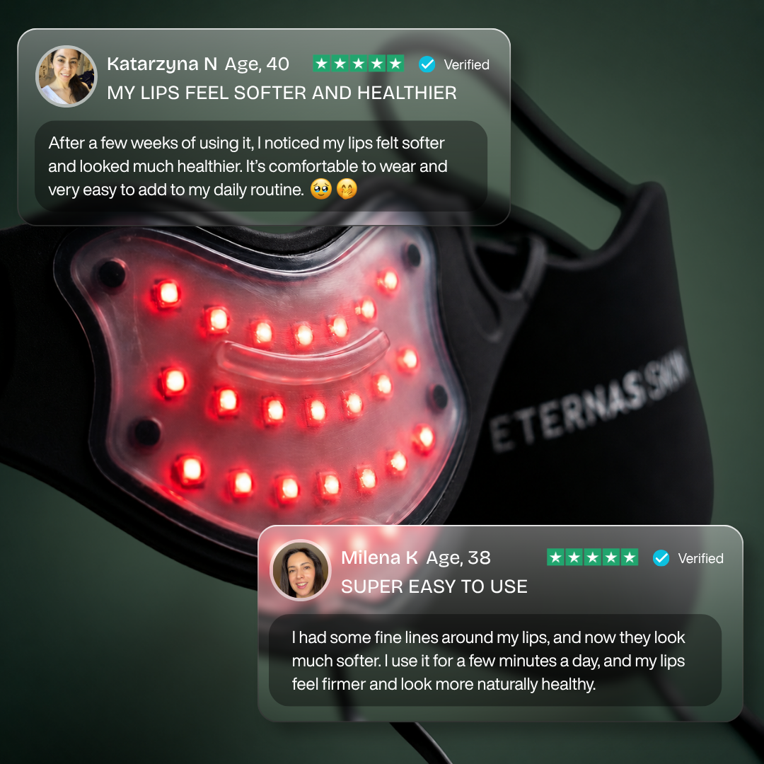 LED Lip Mask — 850nm Near-Infrared Lip Therapy