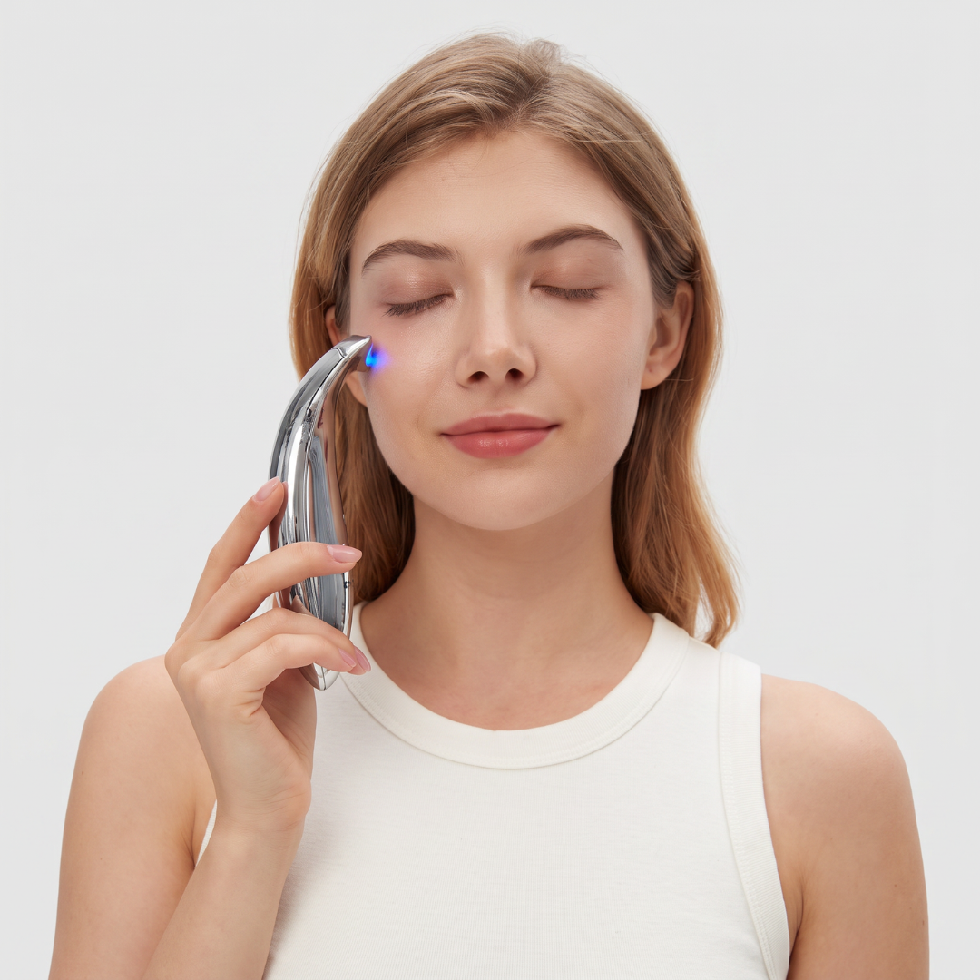 24K Gold RF Lifting Device — Face & Neck Sculptor