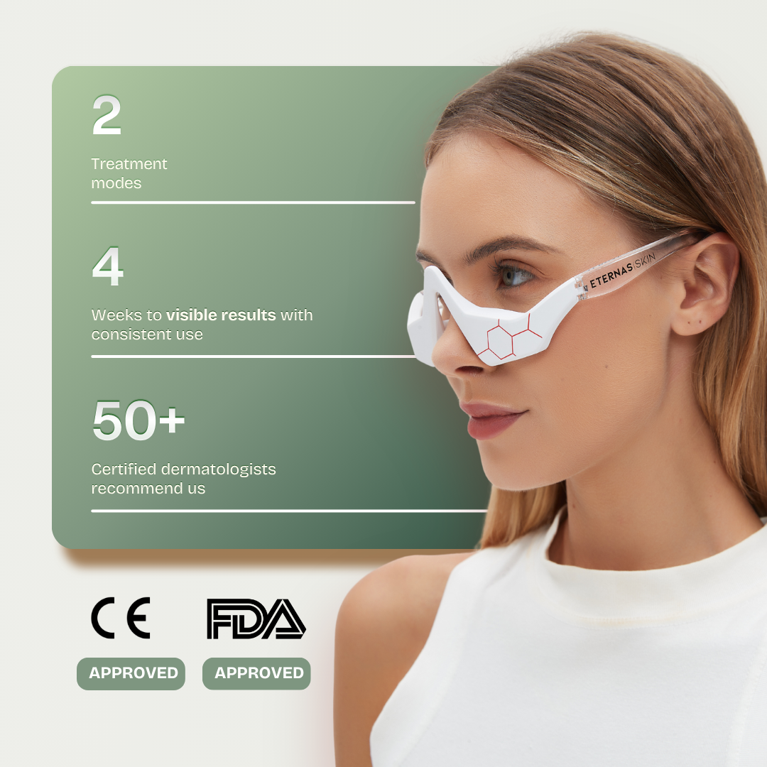 Eye Repair Wand — 630nm Red LED + EMS Microcurrent