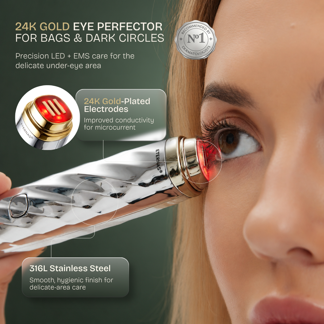 24K Gold Eye Perfector — RF, EMS & Red Light Therapy