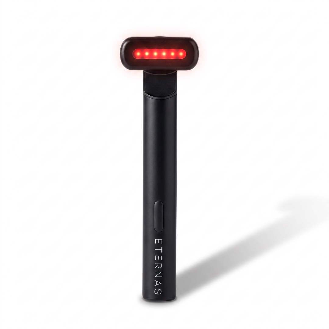 4-in-1 Eye & Face Wand — LED, EMS, Heat & Microvibration