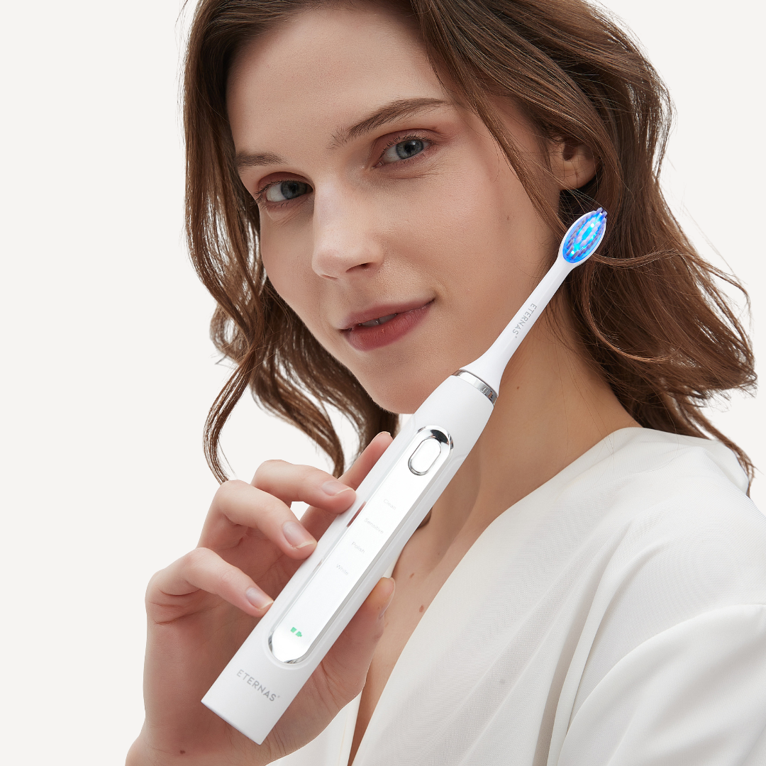 Sonic LED Toothbrush — 2-in-1 Cleaning & Whitening