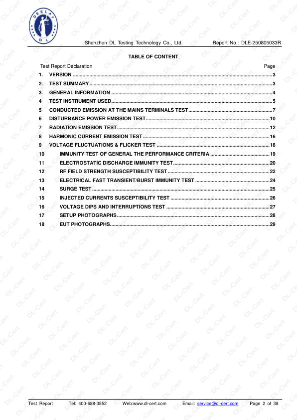 Report page 2