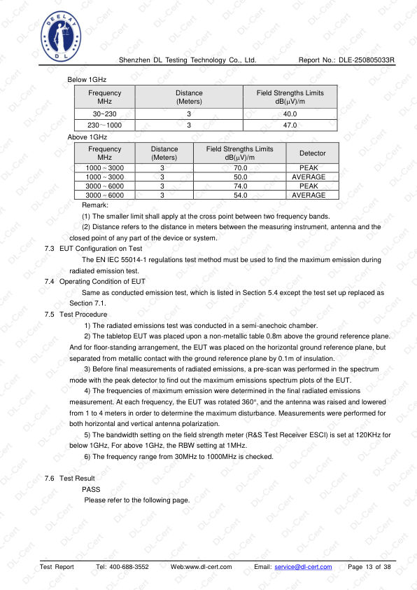 Report page 13