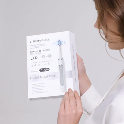 Sonic LED Toothbrush — 2-in-1 Cleaning & Whitening